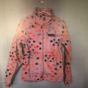 Columbia Polka Dot Fleece Jacket